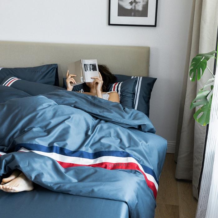 91家纺网 家纺一手货源 找家纺 （总）窝米 2019新款60长绒棉四件套