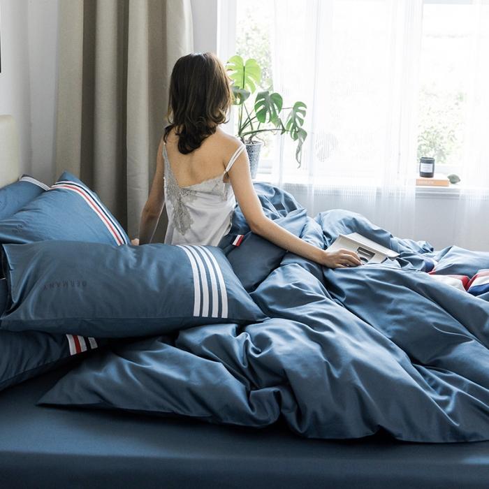 91家纺网 家纺一手货源 找家纺 （总）窝米 2019新款60长绒棉四件套