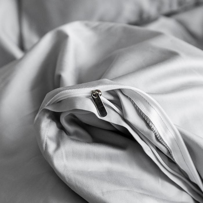 91家纺网 家纺一手货源 找家纺 窝米 2019新款60长绒棉四件套 科森（灰）