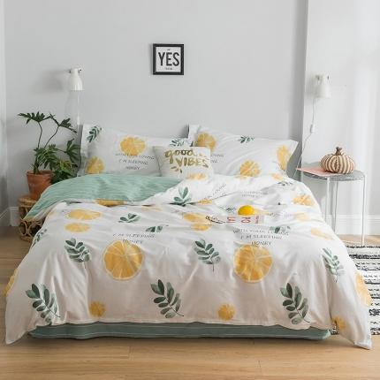 91家纺网 家纺一手货源 找家纺 （总）窝米 2018全棉13372减龄卡通系列四件套床笠款