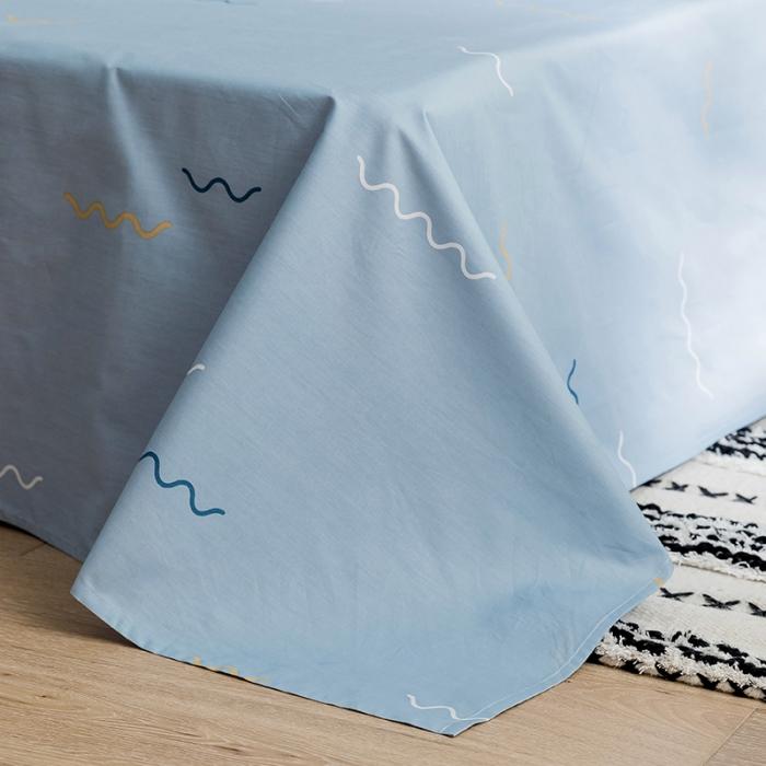 91家纺网 家纺一手货源 找家纺 窝米 2018全棉13372减龄卡通系列四件套床单款 锦鲤