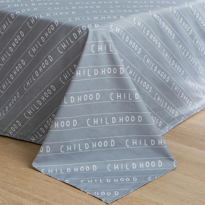 91家纺网 家纺一手货源 找家纺 窝米 2018全棉13372减龄卡通系列四件套床单款美好童年