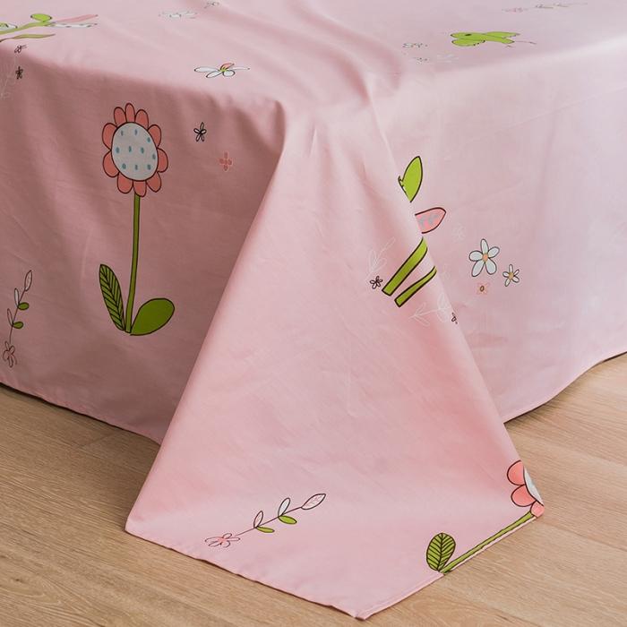 91家纺网 家纺一手货源 找家纺 窝米 2018全棉13372减龄卡通系列四件套床单款熊猫奇奇