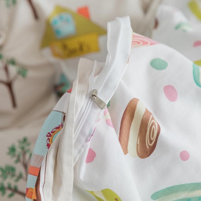 91家纺网 家纺一手货源 找家纺 窝米 2018全棉13372减龄卡通系列四件套床单款shop