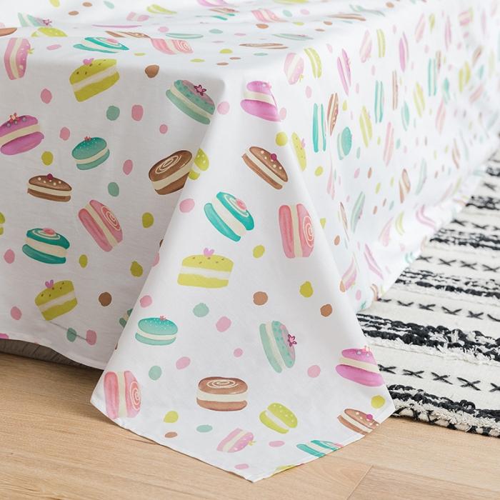 91家纺网 家纺一手货源 找家纺 窝米 2018全棉13372减龄卡通系列四件套床单款shop