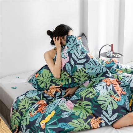 91家纺网 家纺一手货源 找家纺 （总）窝米 2019全棉13372减龄卡通系列四件套床单款