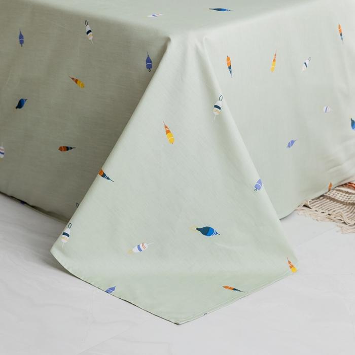 91家纺网 家纺一手货源 找家纺 窝米 2019全棉13372减龄卡通系列四件套床单款 海钓