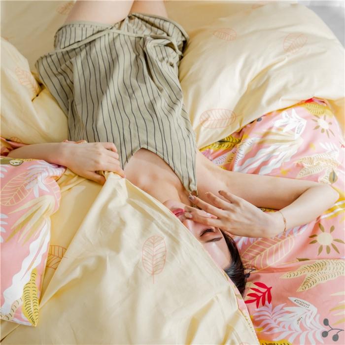 91家纺网 家纺一手货源 找家纺 窝米 2019全棉13372减龄卡通系列四件套床单款 树懒