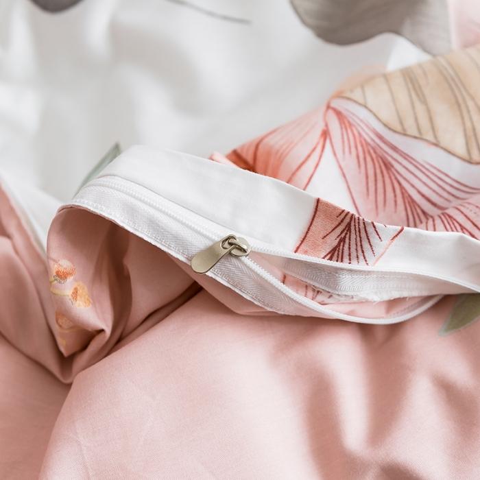 91家纺网 家纺一手货源 找家纺 窝米 2019全棉13372田园花卉系列四件套床单款 梦境