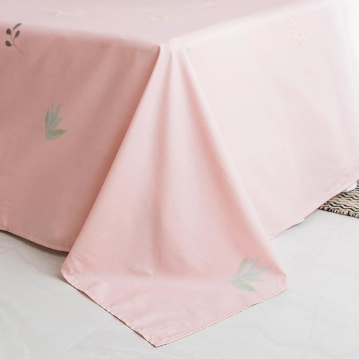 91家纺网 家纺一手货源 找家纺 窝米 2019全棉13372田园花卉系列四件套床单款 梦境