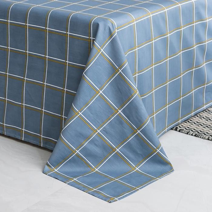 91家纺网 家纺一手货源 找家纺 窝米 2019全棉13372田园花卉系列四件套床单款七彩树林