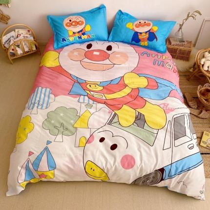 91家纺网 家纺一手货源 找家纺 （总）金爱家家纺 2021新款童梦系列大版卡通全棉四件套