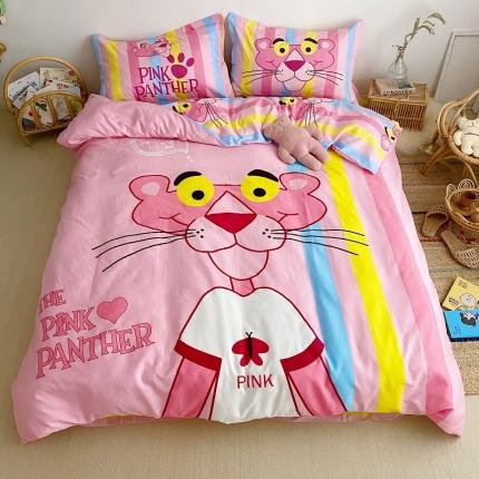 91家纺网 家纺一手货源 找家纺 （总）金爱家家纺 2021新款童梦系列大版卡通全棉四件套