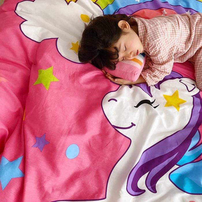 91家纺网 家纺一手货源 找家纺 （总）金爱家家纺 2021新款童梦系列大版卡通全棉四件套