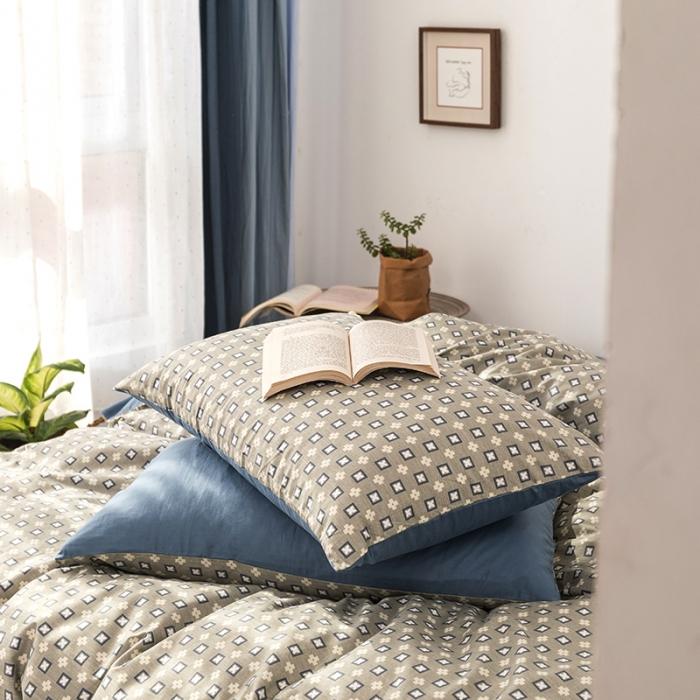 91家纺网 家纺一手货源 找家纺 时年 轻奢系列全棉床单款四件套 扶摇