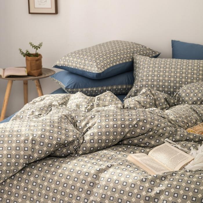 91家纺网 家纺一手货源 找家纺 时年 轻奢系列全棉床单款四件套 扶摇