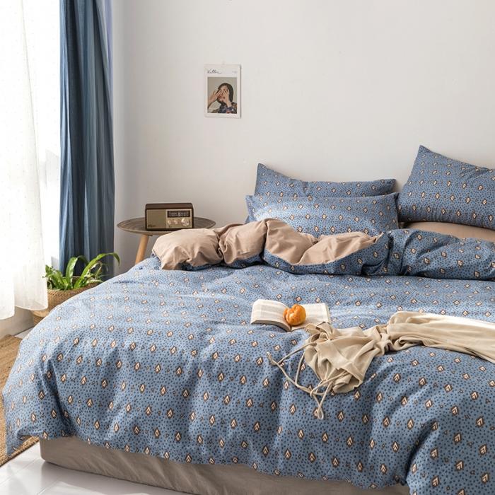 91家纺网 家纺一手货源 找家纺 时年 轻奢系列全棉床单款四件套 北城