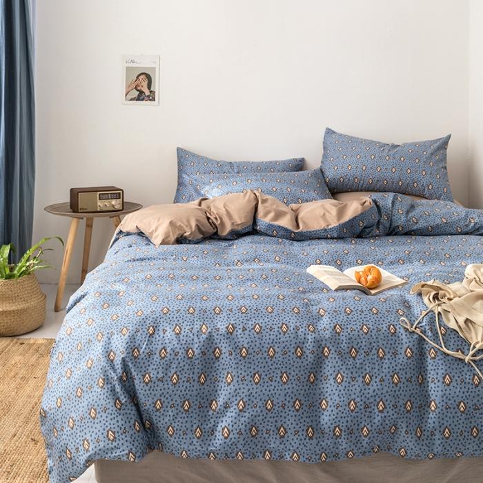 91家纺网 家纺一手货源 找家纺 时年 轻奢系列全棉床单款四件套 北城