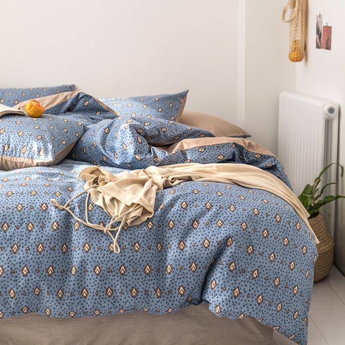 91家纺网 家纺一手货源 找家纺 时年 轻奢系列全棉床单款四件套 北城