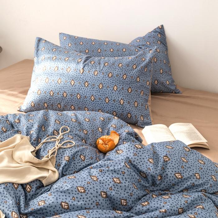 91家纺网 家纺一手货源 找家纺 时年 轻奢系列全棉床单款四件套 北城