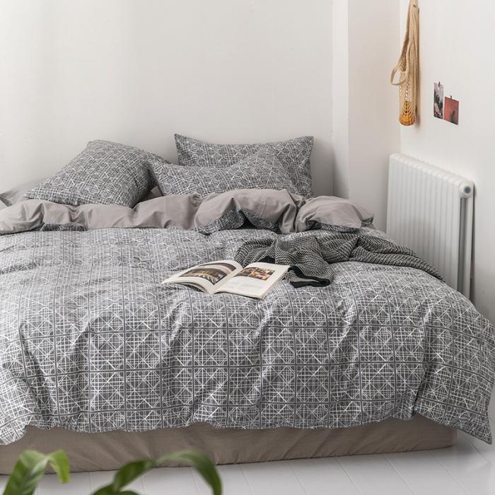 91家纺网 家纺一手货源 找家纺 时年 轻奢系列全棉床单款四件套 白露