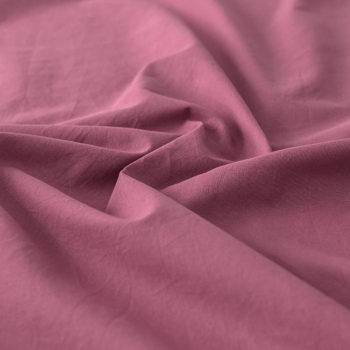 91家纺网 家纺一手货源 找家纺 蓝巢家纺 2020年春夏新品全棉加厚水洗棉单品床笠 海棠红