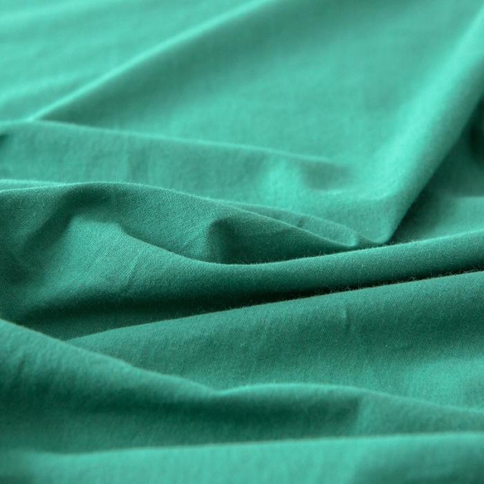 91家纺网 家纺一手货源 找家纺 蓝巢家纺 2020年春夏新品全棉加厚水洗棉单品床笠 墨绿