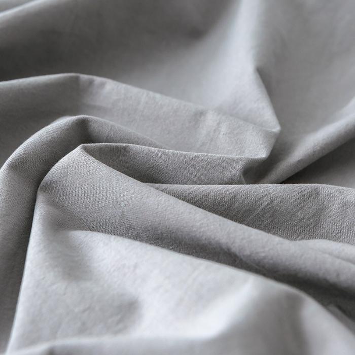 91家纺网 家纺一手货源 找家纺 蓝巢家纺 2020年春夏新品全棉加厚水洗棉单品床笠 浅灰