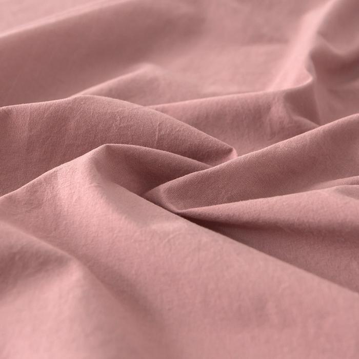 91家纺网 家纺一手货源 找家纺 蓝巢家纺 2020年春夏新品全棉加厚水洗棉单品床笠 珊瑚红