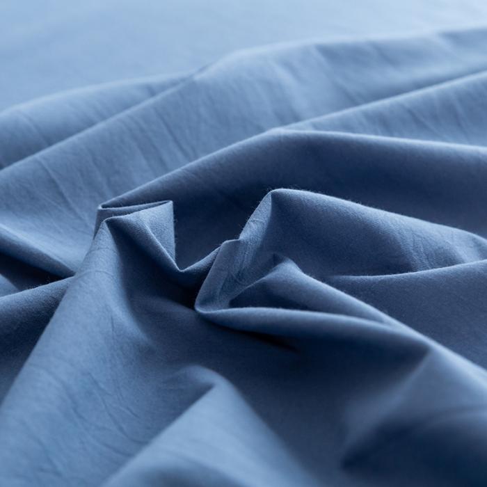 91家纺网 家纺一手货源 找家纺 蓝巢家纺 2020年春夏新品全棉加厚水洗棉床单 宾利蓝