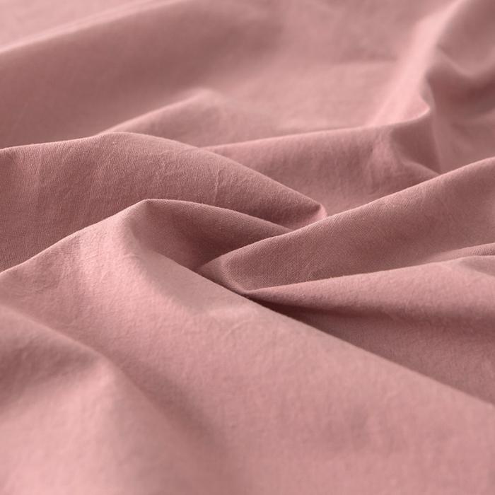 91家纺网 家纺一手货源 找家纺 蓝巢家纺 2020年春夏新品全棉加厚水洗棉床单 珊瑚红