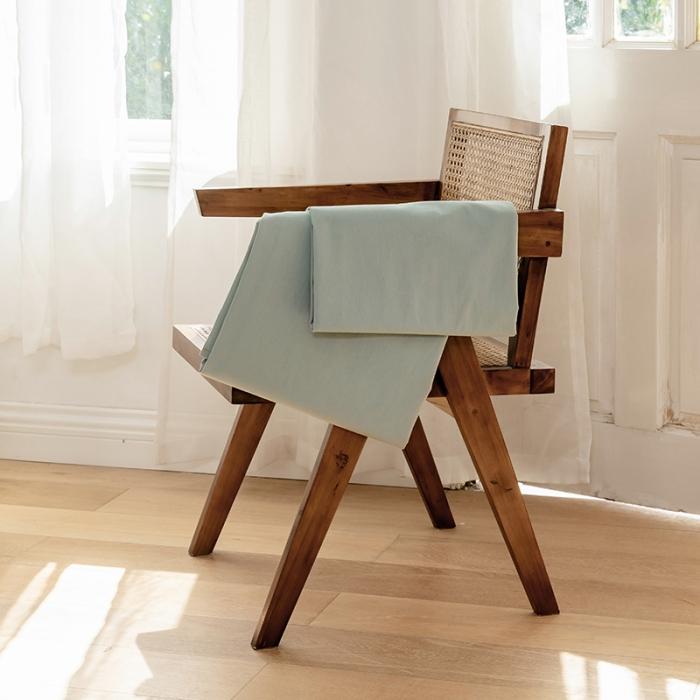 91家纺网 家纺一手货源 找家纺 蓝巢家纺 2020年春夏新品全棉加厚水洗棉床单 水绿