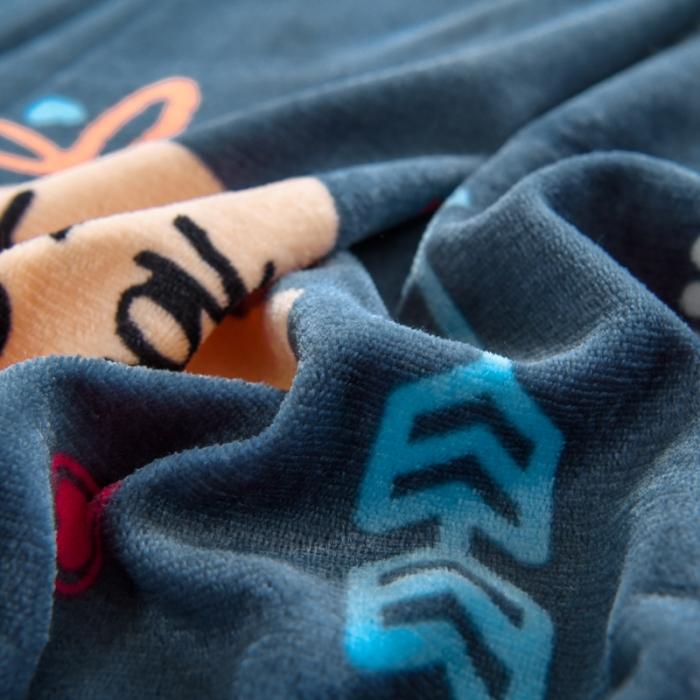 91家纺网 家纺一手货源 找家纺 雨洋家纺 2025新款加厚金貂绒床裙床盖 爱心箭