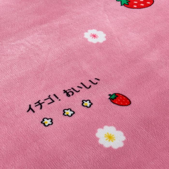 91家纺网 家纺一手货源 找家纺 雨洋家纺 2025新款加厚金貂绒床裙床盖 草莓