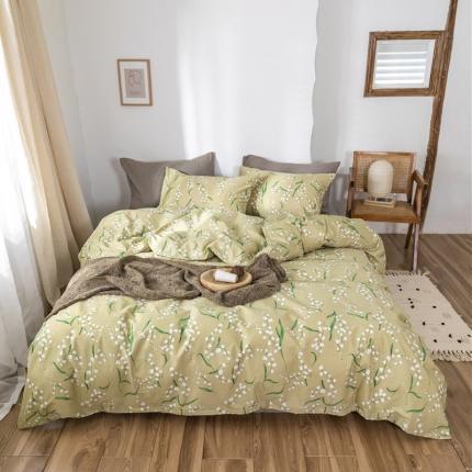 91家纺网 家纺一手货源 找家纺 （总）棉眠 2019新款全棉13070四件套床笠款