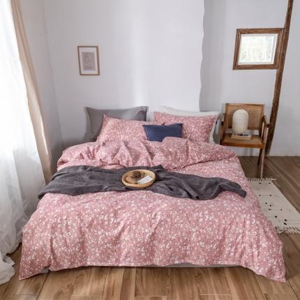 91家纺网 家纺一手货源 找家纺 （总）棉眠 2019新款全棉13070四件套床笠款