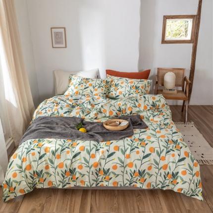 91家纺网 家纺一手货源 找家纺 （总）棉眠 2019新款全棉13070四件套床笠款