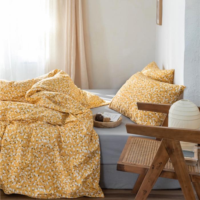 91家纺网 家纺一手货源 找家纺 （总）棉眠 2019新款全棉13070四件套床笠款