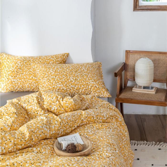 91家纺网 家纺一手货源 找家纺 （总）棉眠 2019新款全棉13070四件套床笠款