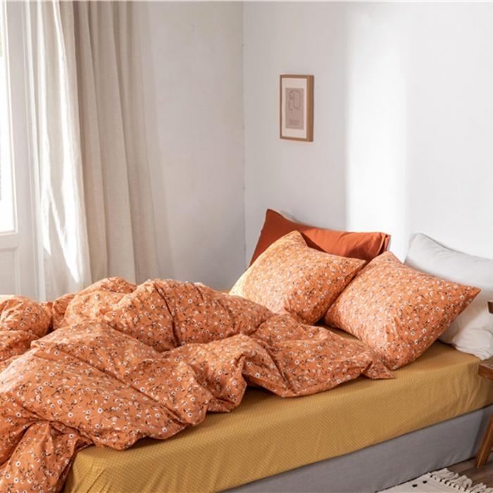 91家纺网 家纺一手货源 找家纺 棉眠 2019新款全棉13070四件套 繁花似锦