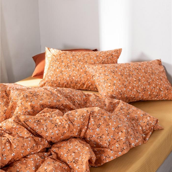 91家纺网 家纺一手货源 找家纺 棉眠 2019新款全棉13070四件套 繁花似锦