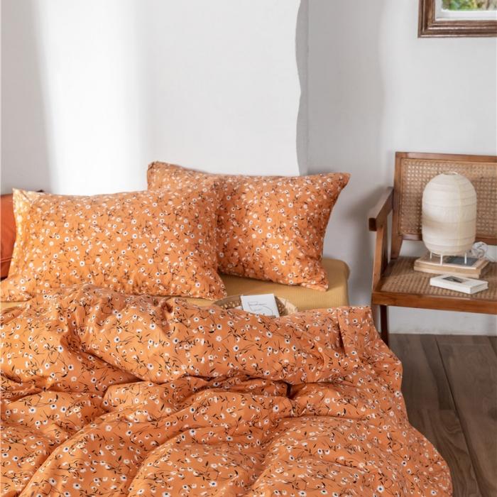 91家纺网 家纺一手货源 找家纺 棉眠 2019新款全棉13070四件套 繁花似锦