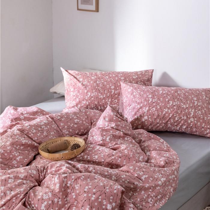 91家纺网 家纺一手货源 找家纺 棉眠 2019新款全棉13070四件套 满天星