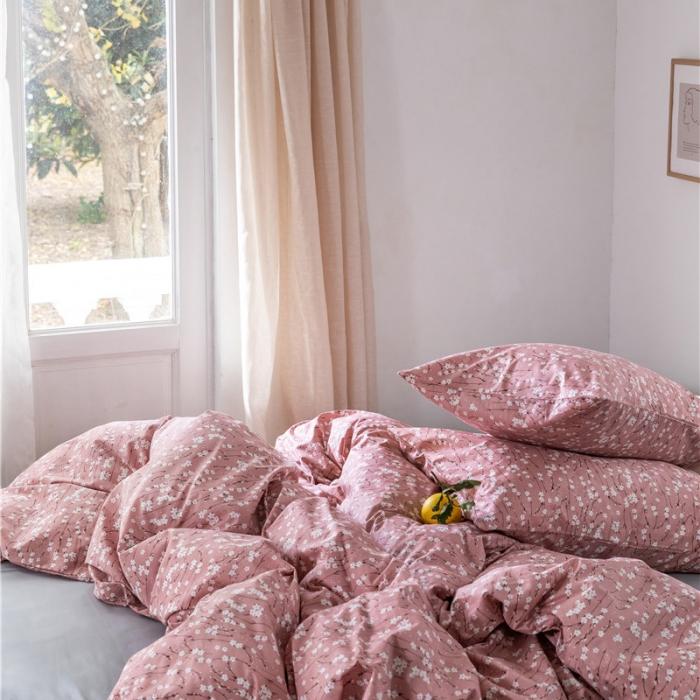 91家纺网 家纺一手货源 找家纺 棉眠 2019新款全棉13070四件套 满天星