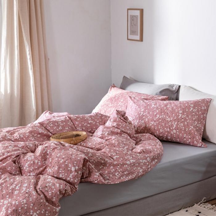 91家纺网 家纺一手货源 找家纺 棉眠 2019新款全棉13070四件套 满天星