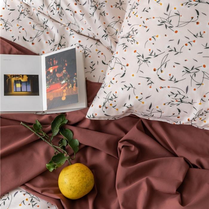 91家纺网 家纺一手货源 找家纺 棉眠 2019新款全棉13070四件套 萌芽