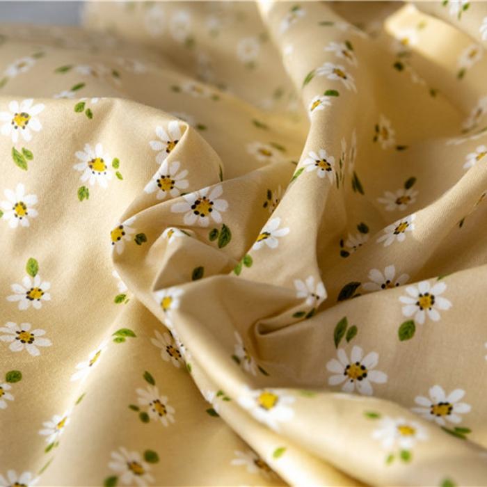 91家纺网 家纺一手货源 找家纺 棉眠 2019新款全棉13070四件套 小雏菊