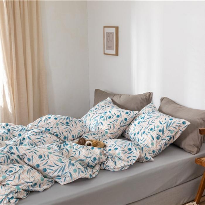 91家纺网 家纺一手货源 找家纺 棉眠 2019新款全棉13070四件套 仲夏夜