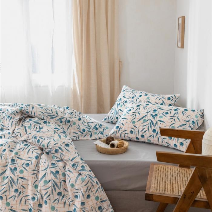 91家纺网 家纺一手货源 找家纺 棉眠 2019新款全棉13070四件套 仲夏夜