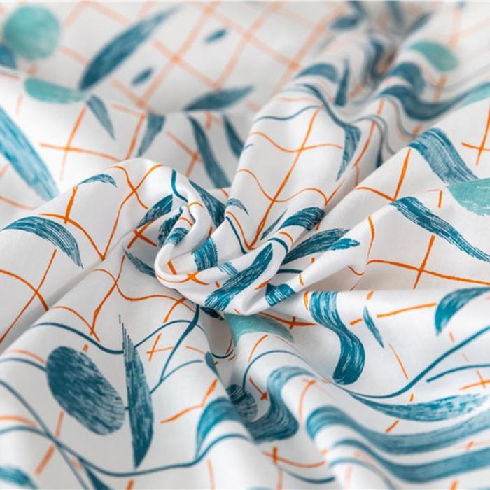 91家纺网 家纺一手货源 找家纺 棉眠 2019新款全棉13070四件套 仲夏夜